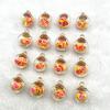 New 10pcs 16mm Colorful Transparent Ball Glass Polymer Clay Charms Pendant Find Hair Accessories Jewelry Charms Earring