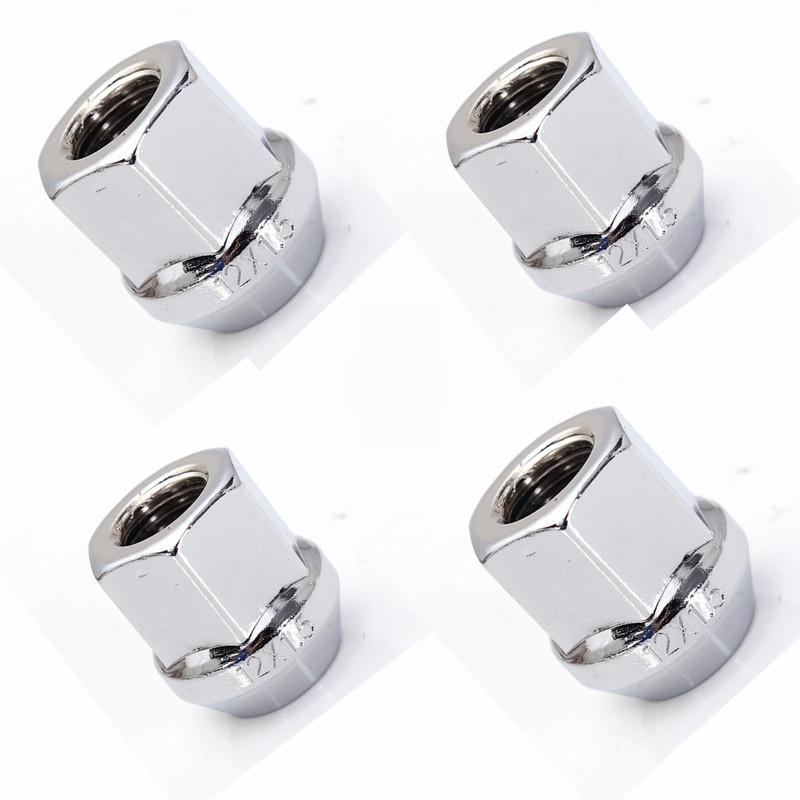 4/16X M12x1.5 19mm Hex Nut Alloy Open Wheel For Ford FIESTA Cougar for Focus KA 2003 2004 2005 Kuga Mondeo 1996 - 2000