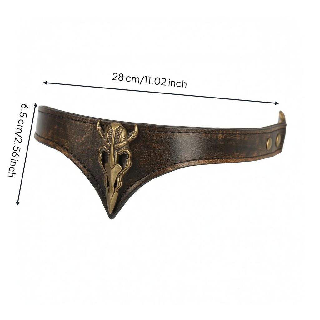Warrior Headband Detailed Headwear Decorative for Halloween, Cosplayers