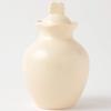 Sun Art Ceramic White Fun Goods and Relieve Guchino Jar Storage 10cm SAN2112 "Clear Stress" Container, Wide,