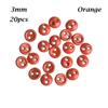 Newest Multi-color Two Holes Metal Button Mini Doll Buttons DIY Sewing Accessories Round Buckle