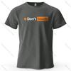 Men's Dont Touch Graphic Short Sleeve T-Shirt 100% Cotton Breathable Vintage Printed Tops Tee Summer Casual Sportswear