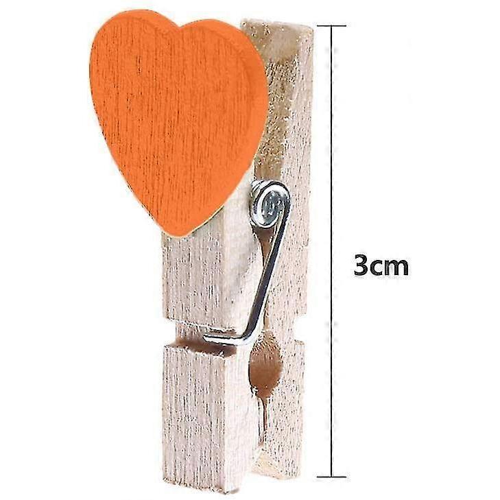 Mini Wooden Photo Pegs - Colorful Clips for DIY Crafts & Decorative Wall Displays