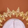 Baroque Halo Crown Gold Plated Baroque Tiara Headband Halloween Costume  Artistic Photoshoot