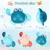 Kleine Krabbe Baby Badespielzeug Aufziehbares Uhrwerk Spielzeug Cartoon Tier Krabbe Schwimmbad Klassische Kette Wasserspielzeug Für Kleinkinder Badespielzeug