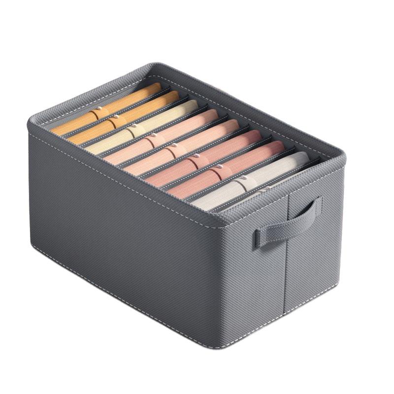 Multipurpose Non-woven Clothes Storage Box Gray Various Sizes