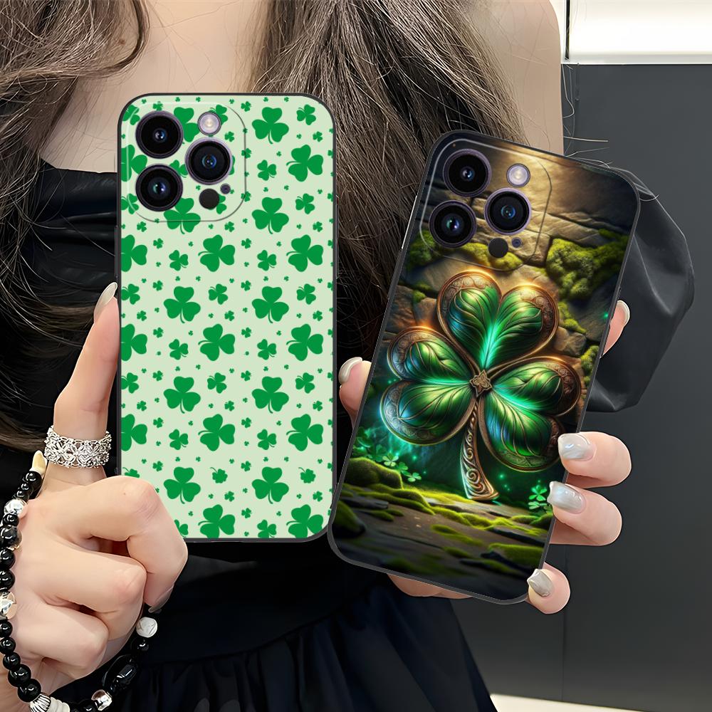 Saint Patrick's Day Mobile Phone Case for iPhone 17 16 15 14 13 12 11 X XR XS 8 7 Air Pro Max Plus Mini Colorful Cover Cover