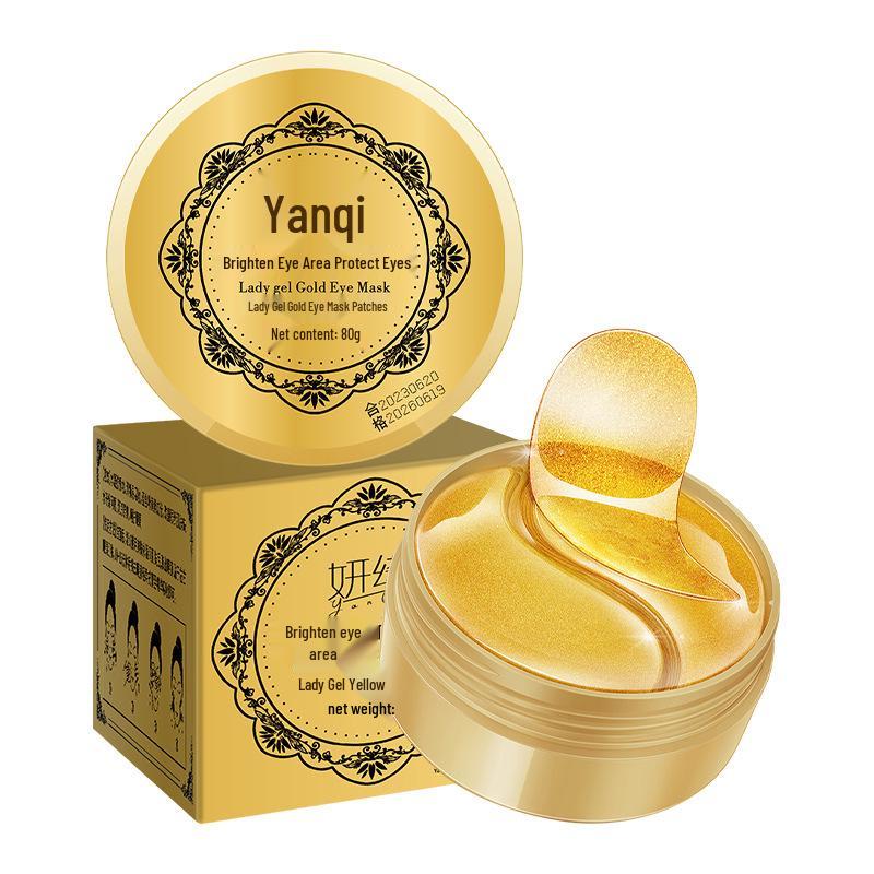 

Золотая маска для глаз Yanqi Noblewoman: Увлажняющие патчи против морщин для мужчин и женщин, борются с морщинами вокруг глаз и темными кругами, лифтинг и укрепляющий эффект.