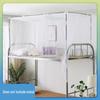 2026 New Zipper-Style Mosquito Net for Student Bunk or Single Bed, 90cm, Dustproof & Thickened