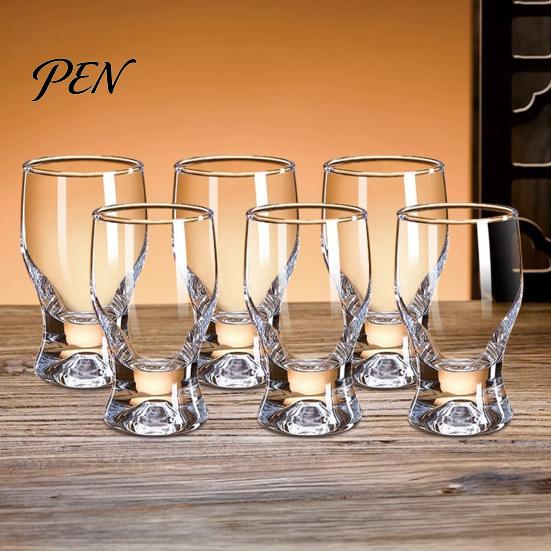 Entertaining And Hosting Barware Mini Snifter Glass with Ergonomic Weighted Base, Crystal Clear Tasting Mixed Drink Serving Cups Glasses, Comfortable