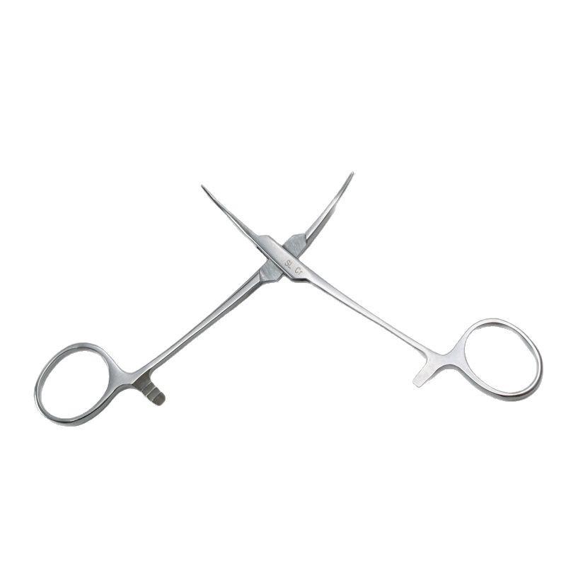 Stainless Steel Hemostatic Forceps - Straight/Curved Head, Surgical/Vascular Use, In Stock