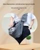 Pet Crossbody Bag - Portable, Large Capacity Shoulder Bag for Cats and Dogs Outings