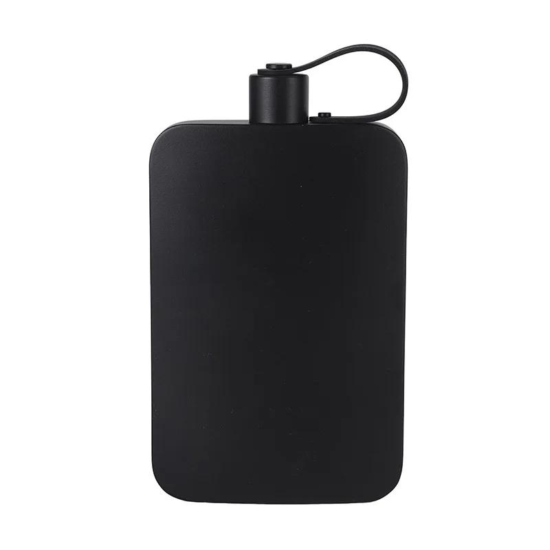 500ml Portable 304 SS Flagon black Whiskey Vodka Wine Pot Hip Flask Alcohol Drinking Bottle bar party outdoor utensil