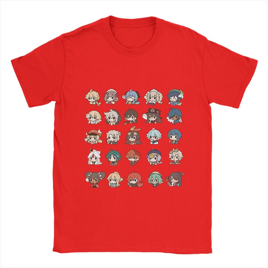 Genshin Impacts TShirt Summer Cotton T Shirts For Male Fashion Casual Tshirt Short Sleeves Funny Tees
