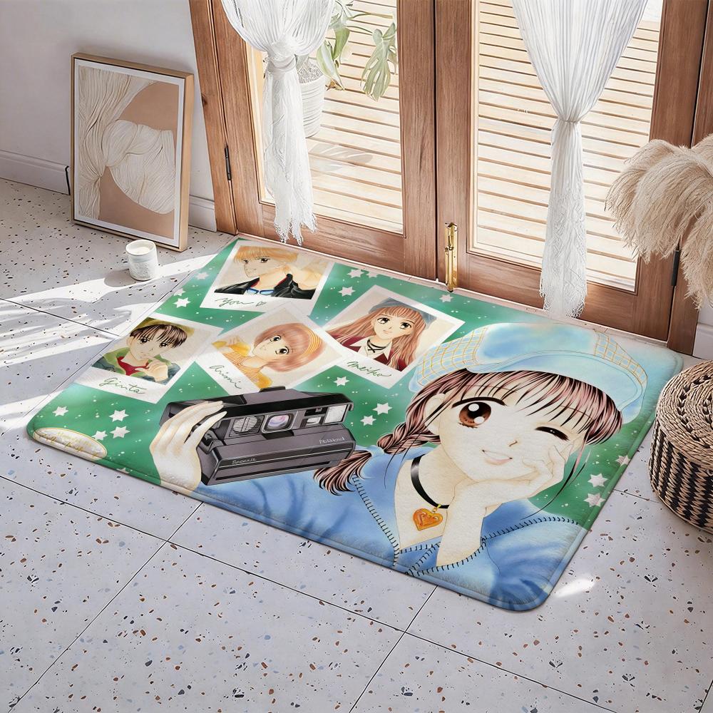 Anime K Kodomo no Omocha Floor Mat Eco Flannel Doormat Non Slip Odorless Indoor Floor Rug Soft Short Plush Home Mat