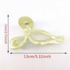 1/6 PCS Ponytail Acrylic Hair Claw Grab Bow Large Hair Clip Hollow Square Hairpins Barrettes for Women Girls Hair Accessories