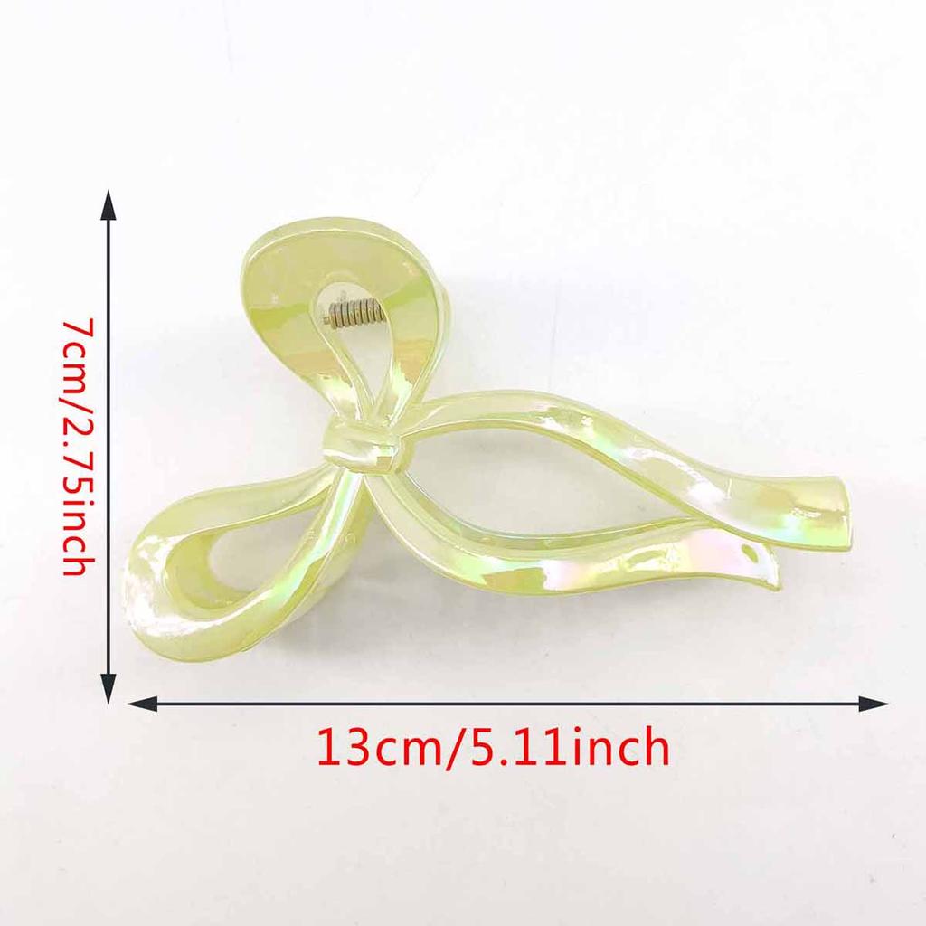 1/6 PCS Ponytail Acrylic Hair Claw Grab Bow Large Hair Clip Hollow Square Hairpins Barrettes for Women Girls Hair Accessories