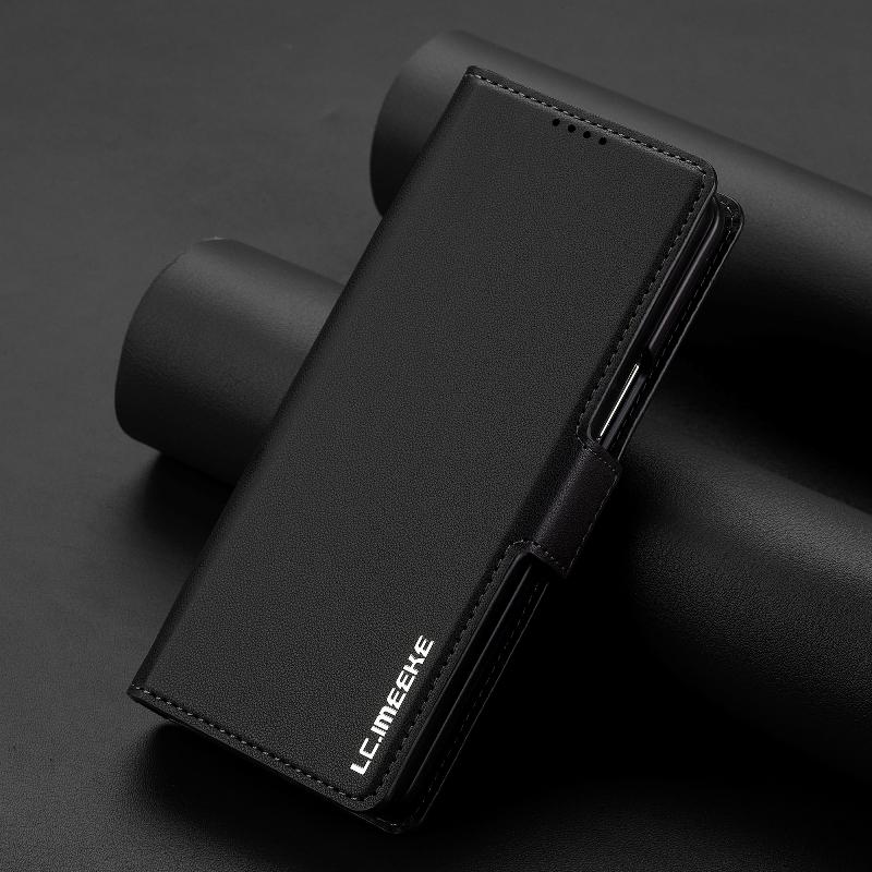 Magnetic Flip Leather Phone Cover For Samsung Galaxy Z Fold6/Z Fold 5 Built-in Wallet Card With Pen Slot(Excluding Pen)