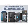 Popular One-click Elastic Card, Metal Leather Card Bag, RFID Anti-theft Brush Function, Multi-card Men's Wallet