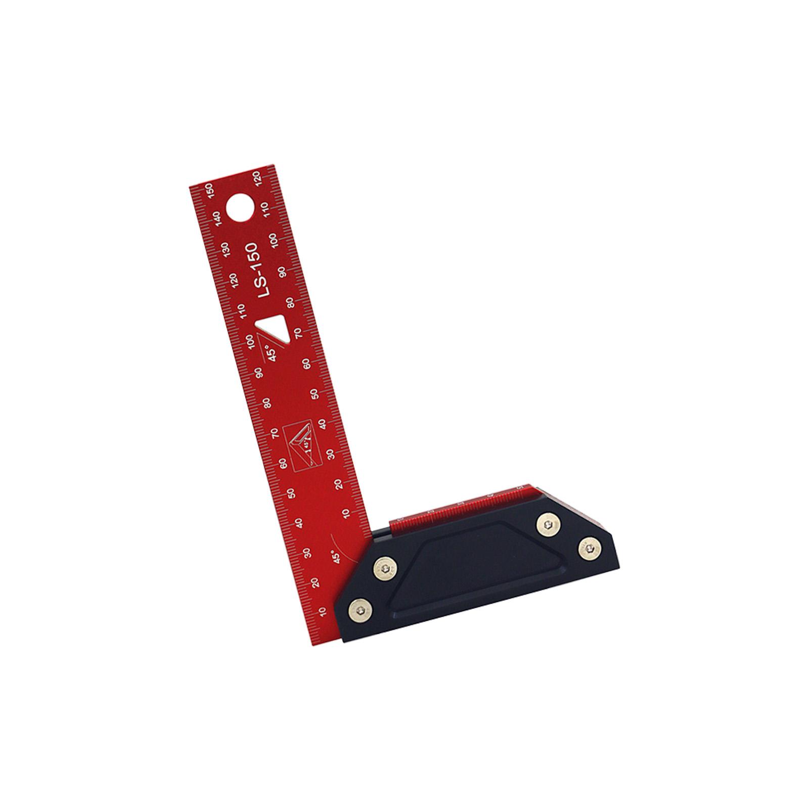 

Сверхпрочный столярный угольник с широким основанием и четкой измерительной шкалой для точных измерений и DIY-проектов по деревообработке 150MM