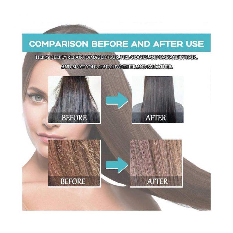 Ouhoe Keratin Repair Straightening Mask Repair Dry Split Hair Smooth Smooth Hair Mask