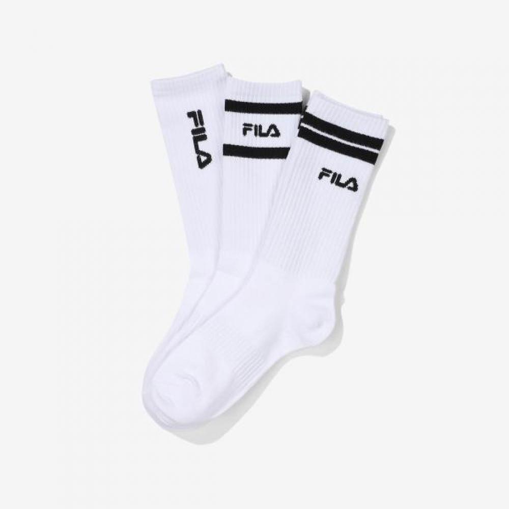 Fila 3 Pack Crew Socks Variant Model WHITE/260
