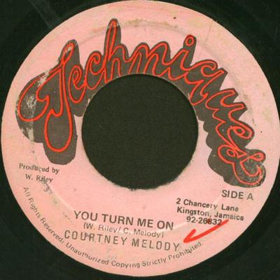 7inch Record COURTNEY MELODY - You Turn Me On NONE Techniques Jamaica Reggae, Ska & Dub Used