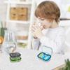 3Pcs 3 Compartment Pill Box Moisture Proof Pill Case Sealing Strip Fit 2-4 Days Travel Pill Organizer Travel Pill Container