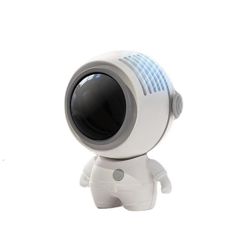 Cross-border New Explosions Astronaut Cartoon Cooling Artifact Cute Neck Hanging Handheld Mini Fan Brushless Motor Low Noise USB