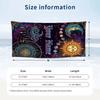 Celestial Dreams Stars Theme Quick Dry Beach Towel Custom Name Text Print Large Sand Resistant Towel Beach Vacation
