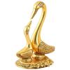 Metal Kissing Duck Showpiece for Home and Office Decor Decor- Decorative Items for Home, Antique Home Decor (9 Inches)