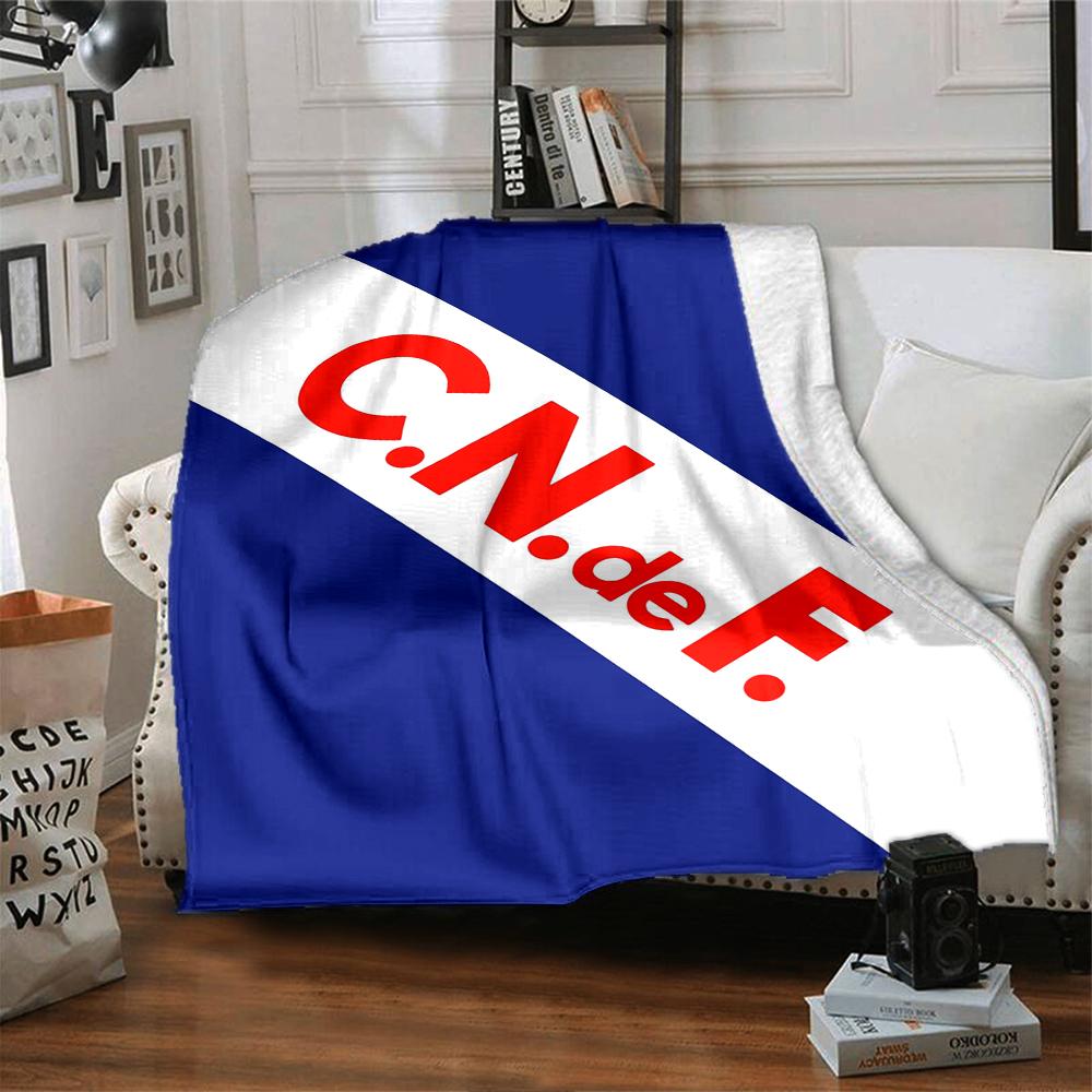 1Pc Rangers Fc Crest Union Jack Blanket For Couch Bed Plush Cozy Fuzzy Blanket Super Soft Warm Blankets For Fall And Winter 0918223