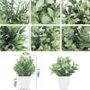 Simulated Green Plants, Frost-Hung Lavender, Potted Plants, Home Furnishing, Living Room Decoration Plastic, Small Bonsai, Eucalyptus Fake Plants