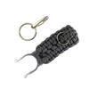 EDC Novaputa Slim Storm Gray Paracord Plastic Bottle Keychain Made In Japan [ROYAL BREEZE]