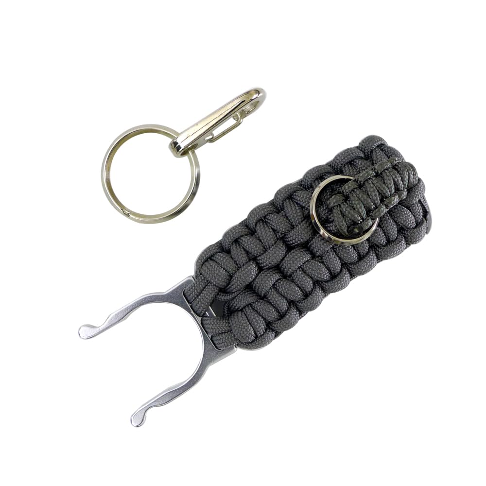 

EDC Новапута Слим Штормовой Серый Паракорд Брелок для Ключей Пластиковая Бутылка Сделано в Японии [ROYAL BREEZE]