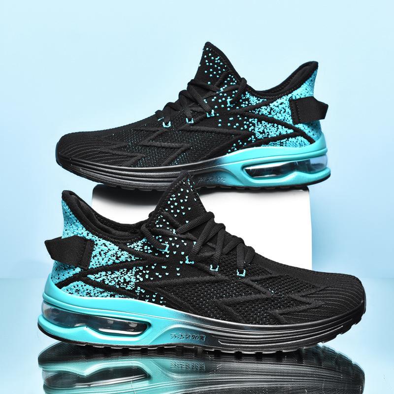 Men's casual sports shoes low-top air cushion men's running sports shoes large size sports shoes spring and summer new men's shoes