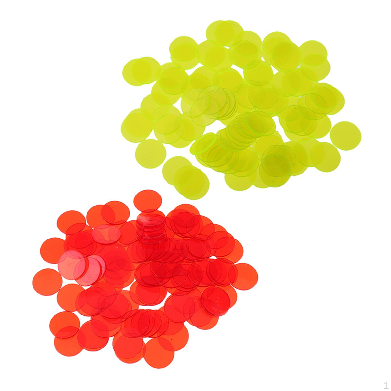 

200 шт. Покерные фишки Фишки для Бинго Обучающие игрушки ,