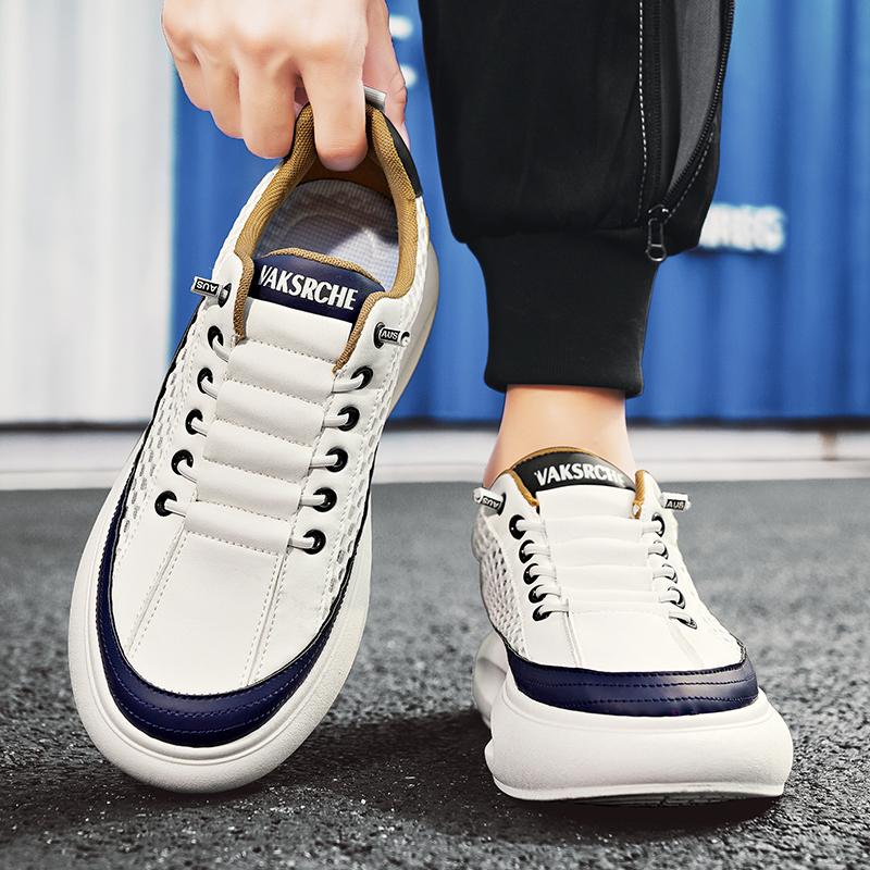 Men's shoes new summer mesh surface breathable sports casual shoes platform board shoes fashion shoes young students