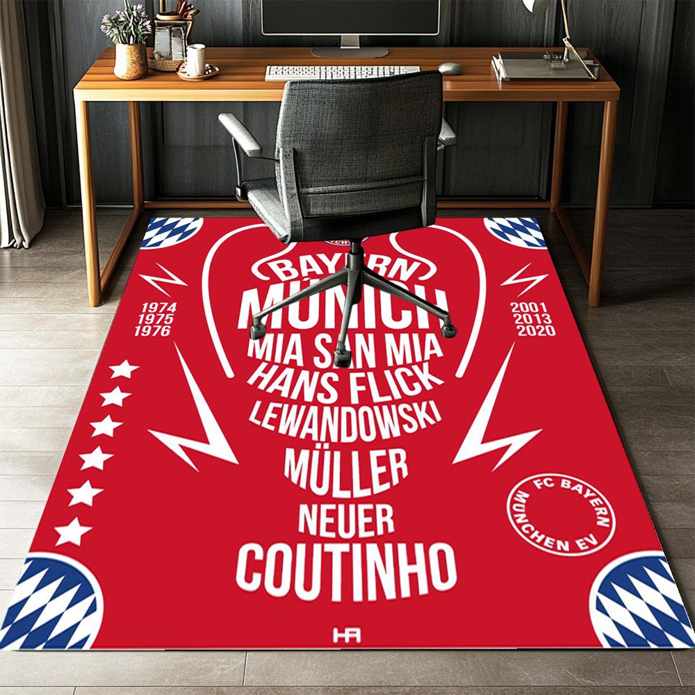 Bayern Munich Printed Carpet,Rug,for Office Chair Living Room Bedroom Kitchen Room Decor Gifts.