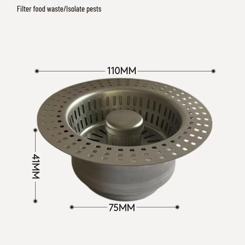 Yipan D3 Stainless Steel Sink Drain Assembly