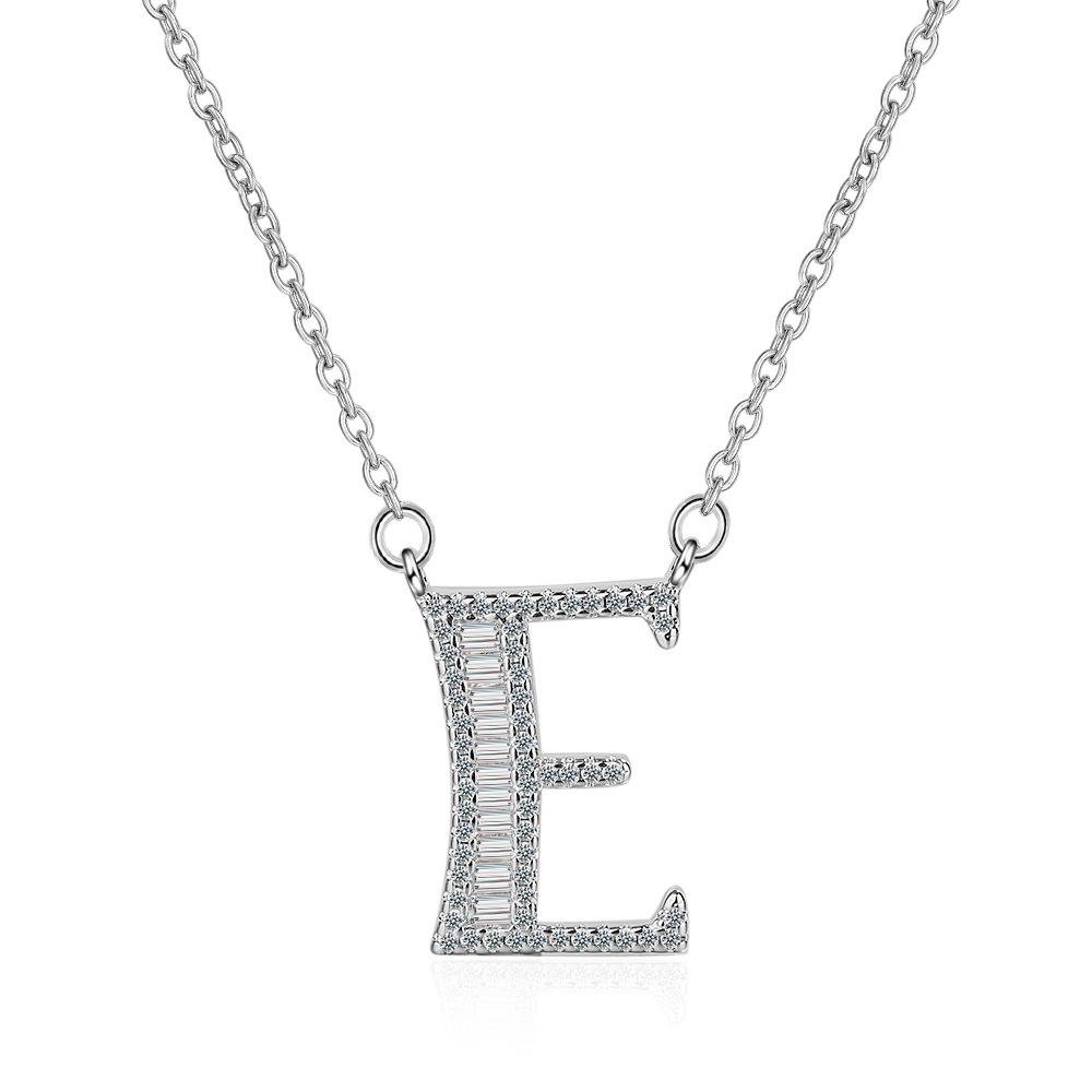 26 Letters of The Alphabet Necklace Female Romantic Travel with The Same Short Section of The Collarbone Chain Valentine's Day Gifts Necklace