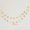 4M Pack Eid Mubarak Festive Golden Paper Stars Glittering Ramadan Party Decorations No Feathers No Electricity Required