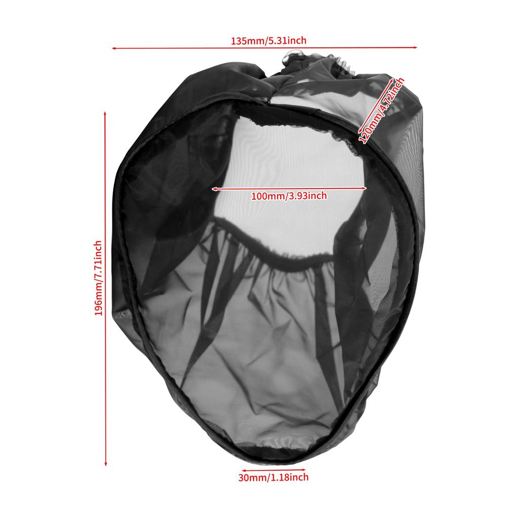 HDBUBALUS Harley Air Filter Rain Sock Cover Compatible with Harley