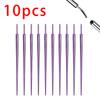 10pcs ASTM F136 TItanium Insertion Pin Taper for Thread Nostril Piercing Taper Push in Earring Implantation Grade Piercing Tool