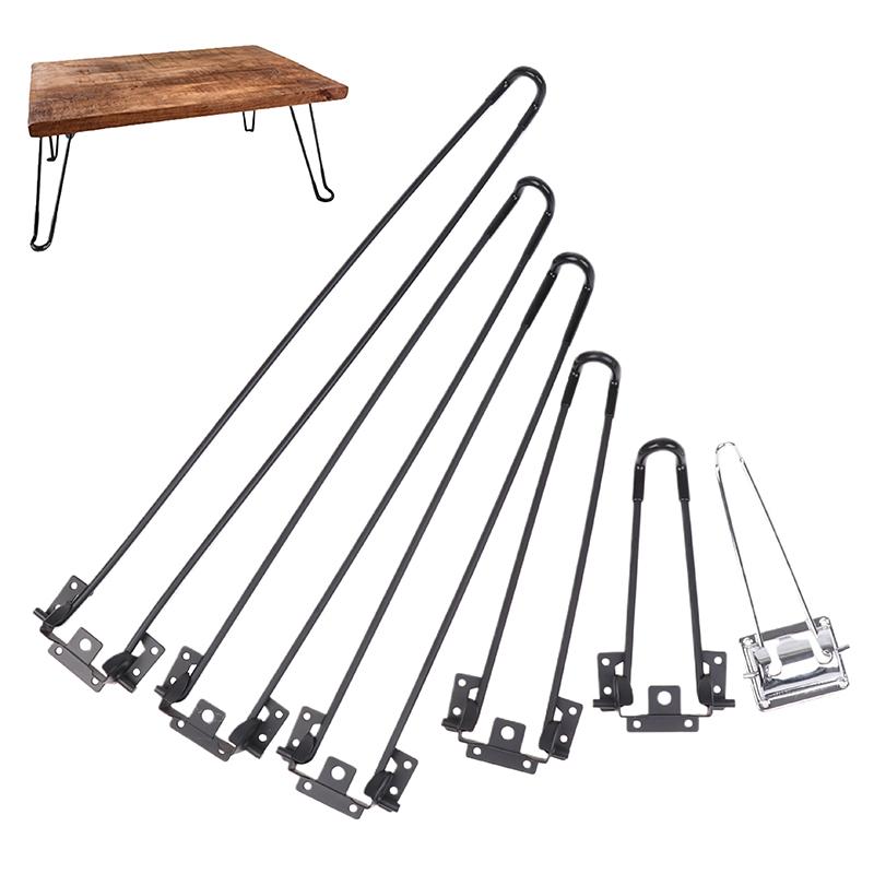 1 Pezzo Gambe Pieghevoli per Mobili Gambe Tavolo in Metallo Fai da Te Panchina per Casa Scrivania da Pranzo Tavolino da Letto Accessori Piedini