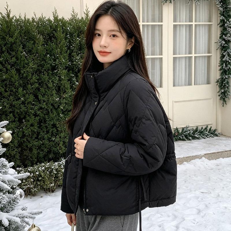 Short down jacket women's new winter duck down small thickened explosive jacket Pinghu