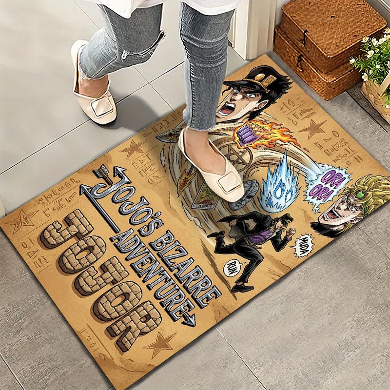 Jojos Bizarre Adventure Teppich Teppich für Wohnzimmer Schlafzimmer Zuhause Sofa Dekoration Kinder Spielen Rutschfeste Bodenmatte