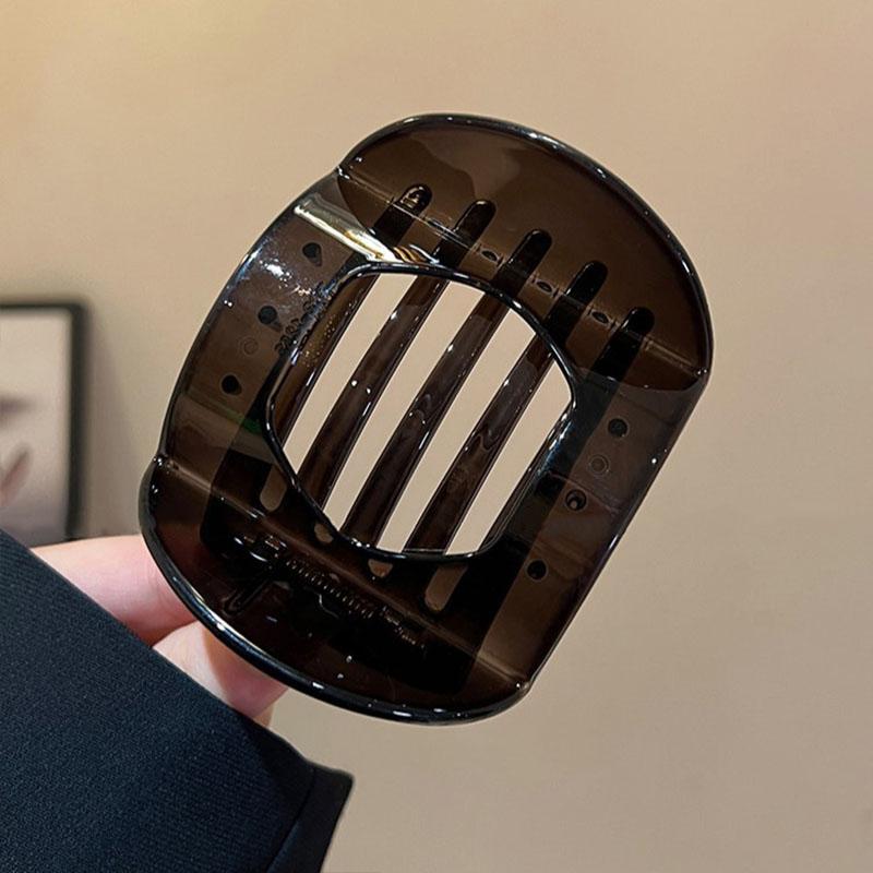 

New Korean Acetic Acid Hair Clip Women s Spoon Clip Spring Clip Leopard Hair Clip Top Clip Simple Girl Hair Accessories