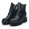 Martin Stiefel Innenhöhe Erhöhung Herbst und Winter Neu Britischer Stil Lederstiefel Ins Trendige Schuhe Plateau Freizeitschuhe Kurze Stiefel