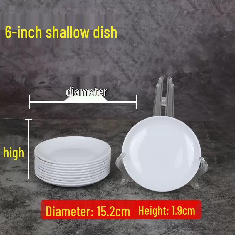 Melamine Round Dinner Plates